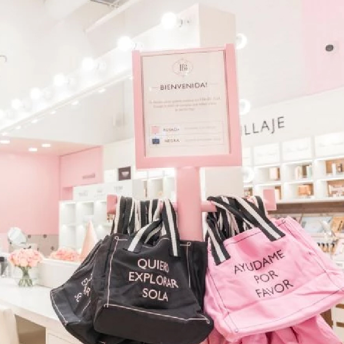 Bolsas de entrada Blush-Bar
