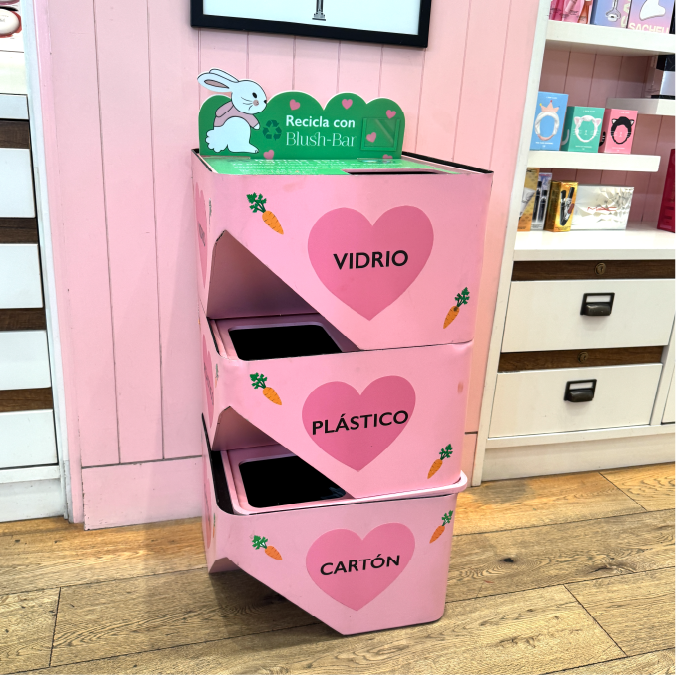 Reciclaje con Blush-Bar