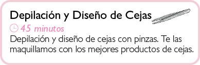 Depilación y Diseño de Cejas